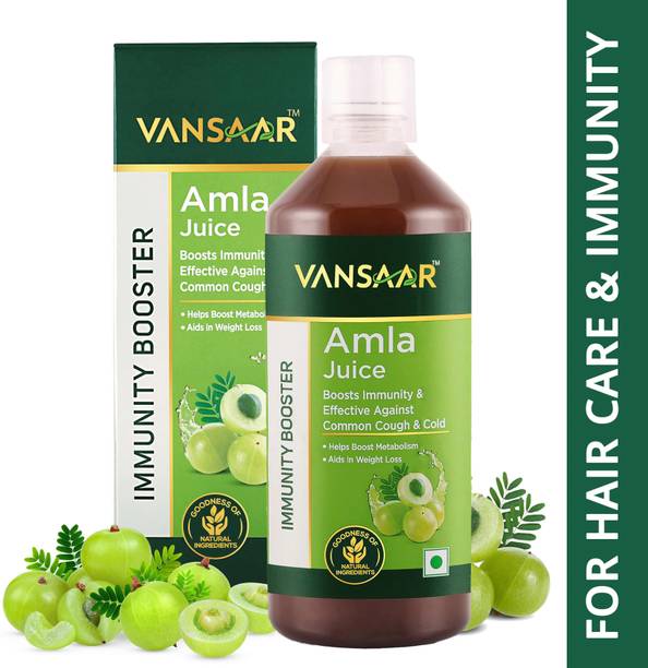 VANSAAR 45+ Ayurvedic Amla Juice for Immunity & Hair Gr...
