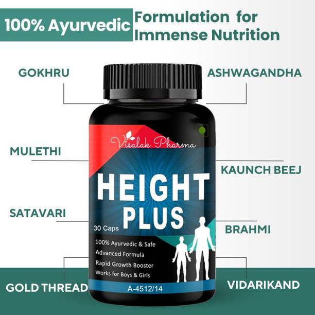 visalak pharma Height Plus Herbal Tablets- Powerful herbal formula PACK-1