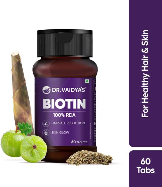 DR. VAIDYA'S Ayurvedic Biotin Tablets for Hair Growth & Skin Health