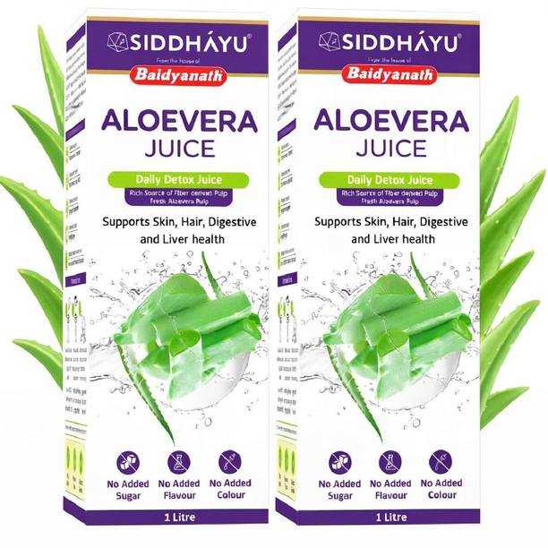 Baidyanath Aloe Vera juice with Pulp, 1000 ml