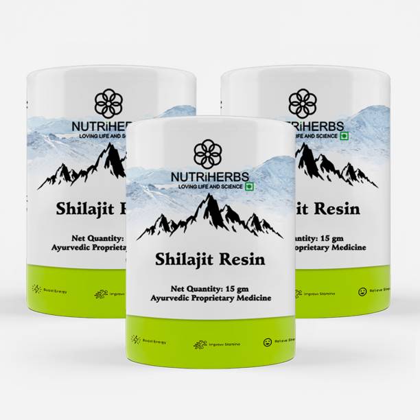 Nutriherbs Pure Himalayan Shilajit Resin for Strength & Stamina Booster - 45g