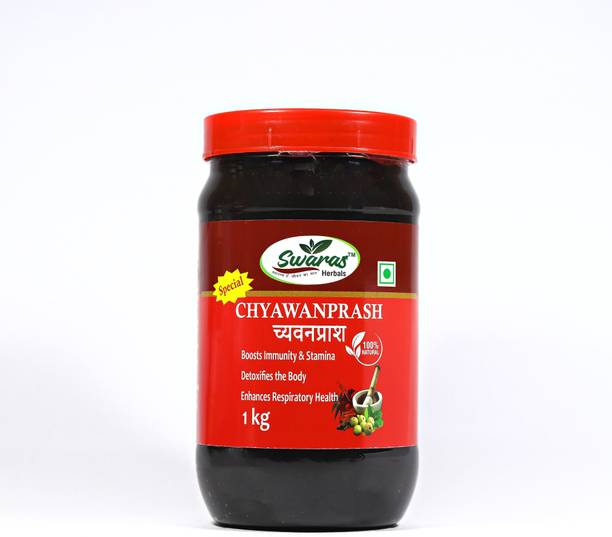 Swaras Herbals Chyawanprash - 1kg | Ayurvedic Immunity Booster |