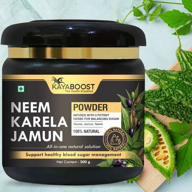 KAYABOOST Karela Neem Jamun Powder (200g) | Blood Sugar Management