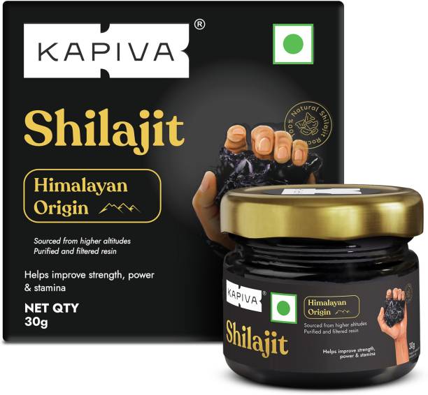 Kapiva Himalayan Shilajit Resin|Rich in Fulvic Acid|For Strength, Power & Stamina