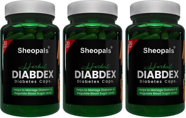 Sheopals Herbal Diabdex Capsule With Methi, Punernava To Help Manage Blood Sugar Level
