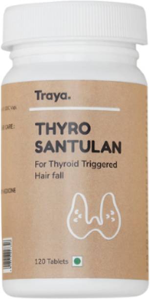 Traya Thyroid Supplements to Manage Weight Loss & Hair Fall - 120 Tablets
