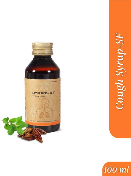 Forestreasures Ayurtuss Cough Syrup | No Added Sugar| For All Types Of Cough | Non Drowsy