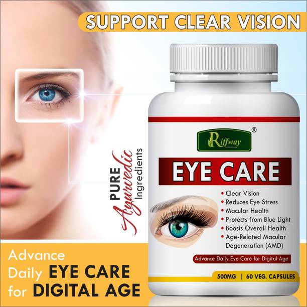 Riffway Eye care Vitamins Pills Reduces Vision Problem Improves Eye Health