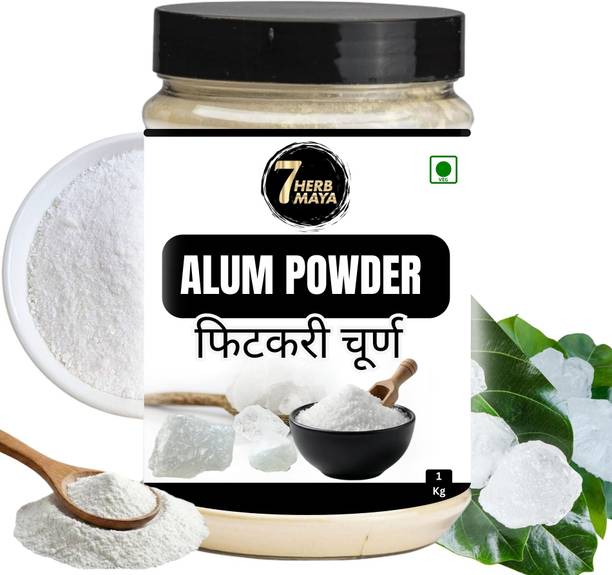 7Herbmaya Alum (Phitkari/Fitkari) Powder | Pure Ayurvedic Mineral Powder | Alum Powder
