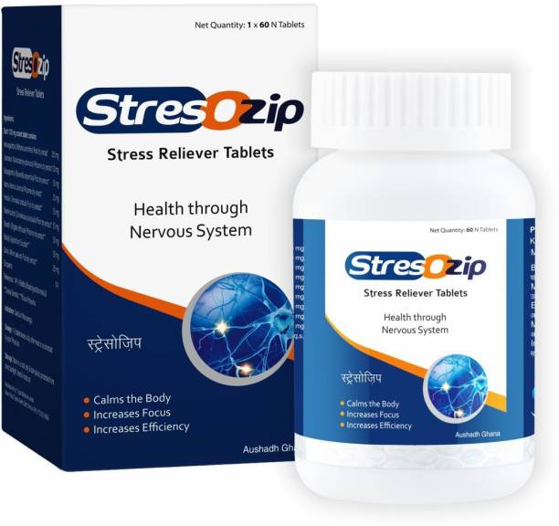 Leeford Stresozip Stress Reliever Tablets Pack of 1