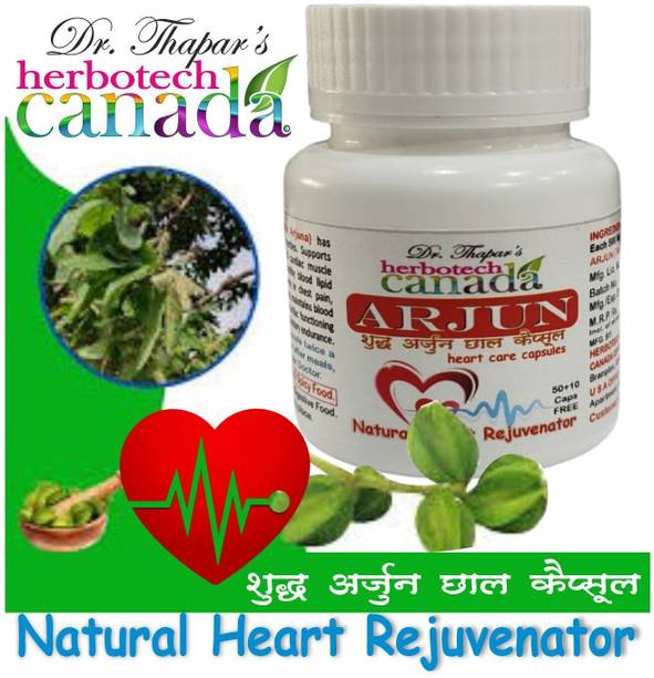 Dr. Thapar's ARJUN Heart & Blood Pressure Care Capsule 50+10 Extra