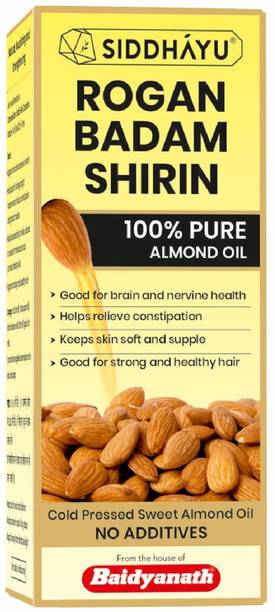 Baidyanath Rogan Badam Oil, Nourishes Skin and Hair, Anti dandruff Hair Oil