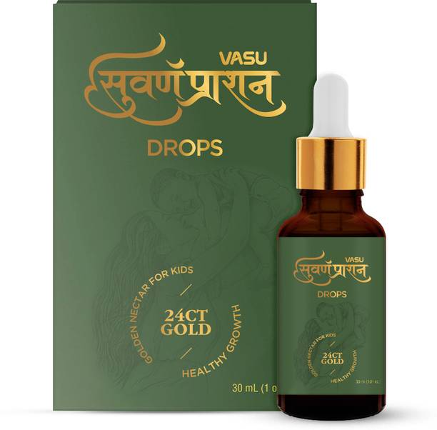 VASU Swarnaprashan for Kids 30ml- Formulated with Pure 24CT Suvarna Bhasma