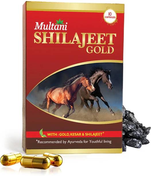 Multani Shilajit Gold Capsule | Boost Strength & Stamina, Relief From Stress -