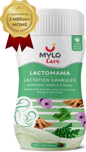 Mylo LactoMama Lactation Granules with Shatavari, Breast Milk Quality- Elaichi Flavor