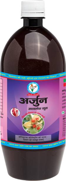 BHARAT GRAM UDYOG Arjun Ashwagandha Juice - Heart Health & Stress Relief