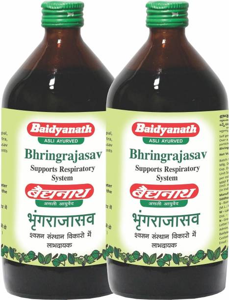 Baidyanath Bhringrajasava 450 ml Combo | Support Respiratory System -