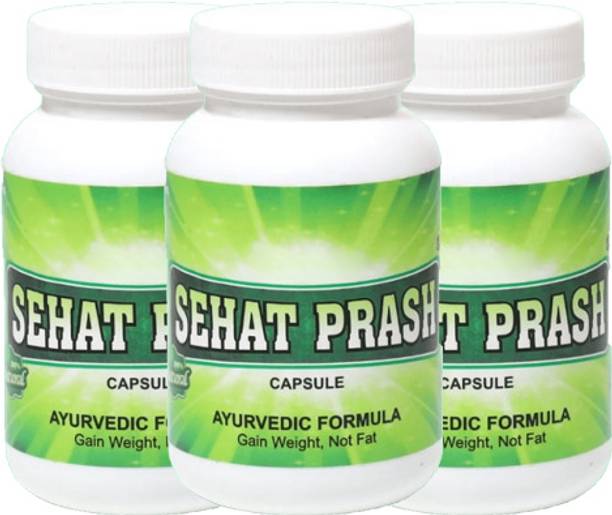 SEHAT PRASH an ayurvedic weight gainer/mass gainer capsule (PACK OF 3)
