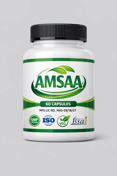 Amsaa Abroma augustum Extract Capsules Pack of 60 Capsules.