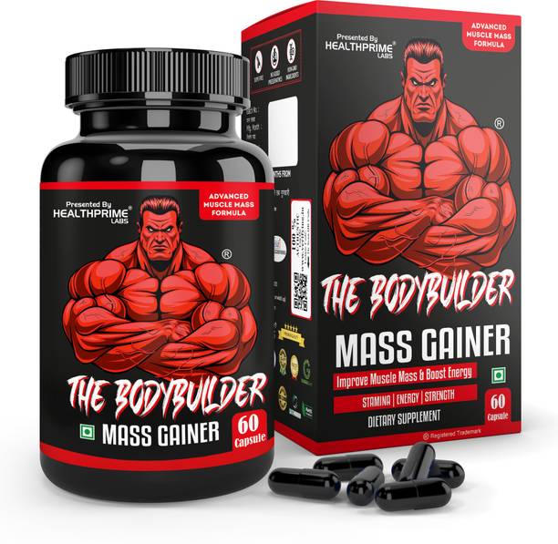 HEALTHPRIME LABS THE BODYBUILDER Mass Gainer for Muscle Building, Weight Gain & Muscle Mass Gain Whey Protein
