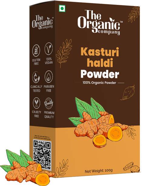 The Organic Company Turmeric Powder For Pooja | Kasturi Manjal | Wild Turmeric | Kasturi Haldi