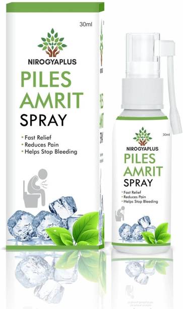 Nirogyaplus Piles Amrit Spray| Relieve Discomfort Itching & Swelling | Helps Stop Bleeding