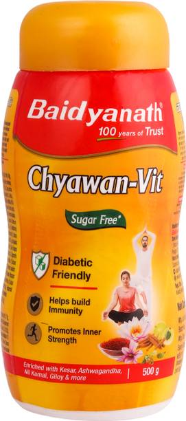 Baidyanath Sugarfree Chyawan Vit- Specially formulated Chyawanprash with No Added Sugar- With Benefits of Amla, Ashwagandha and Almonds