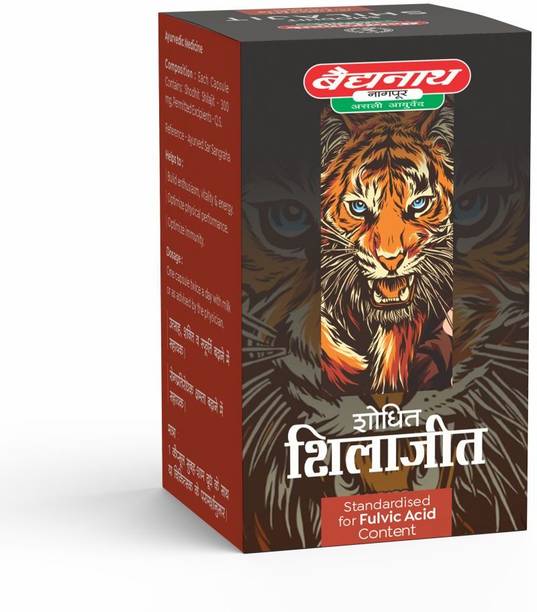 Baidyanath Shodhit Shilajit Capsules - 30 Capsules | Pure Shilajit
