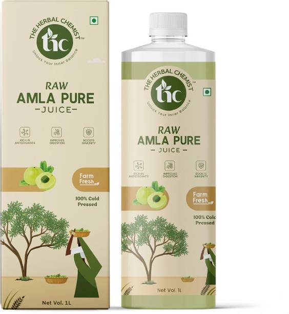 THE HERBAL CHEMIST Raw Amla Juice | Rich in Vitamin C | Immunity & Hair Growth Booster