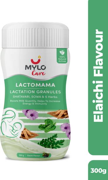 Mylo LactoMama Lactation Granules with Shatavari, Breast Milk Quality- Elaichi Flavor