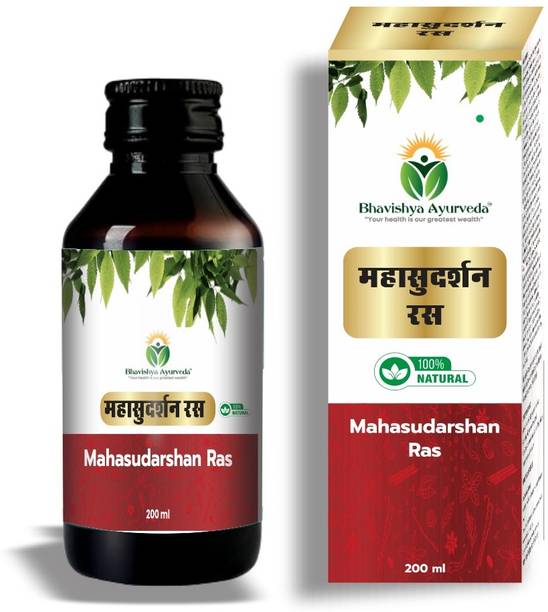Bhavishya Ayurveda Mahasudarshan Ras 200ml – Ayurvedic Tonic for Fever