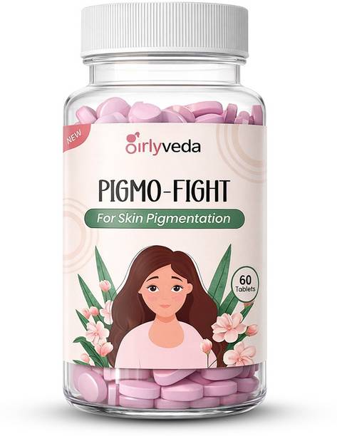 Girlyveda Pigmo Fight Ayurvedic Tablets for Uneven Skin Tone & Pigmentation Support