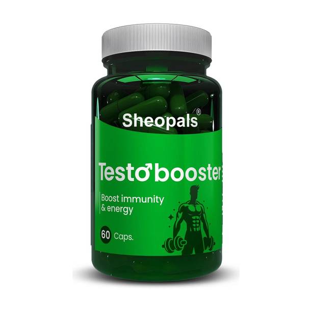 Sheopals Testo Booster Capsules With Safed Musli, Ashwagandha & More For Energy & Stamina