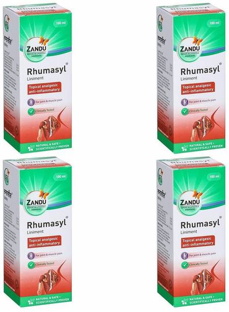 ZANDU Rhumasyl Oil Rhumasyl Liniment Oil 100ml For injury, Sprain, Back pain