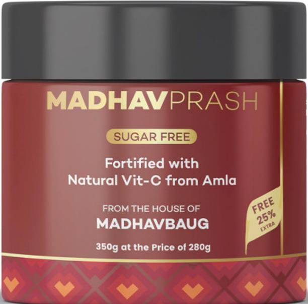 Madhavprash Sugar-Free Heart Ka Chyawanprash | 40+ Herbs | 80x Vit C & Antioxidants