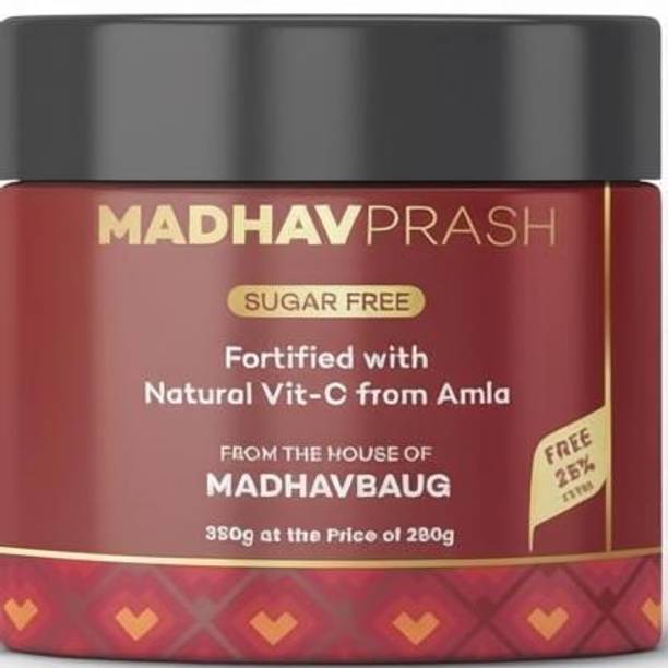 Madhavprash Sugar-Free Heart Ka Chyawanprash with Vit C & Summer Friendly 40+ Herbs