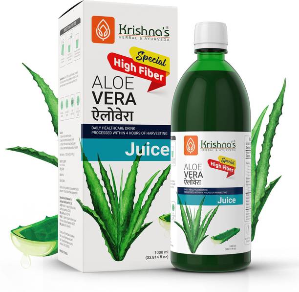 Krishna's Herbal & Ayurveda Aloevera High Fibre Juice