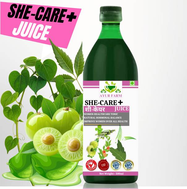 Ayur Farm She Care Juice, Supports Hormone Balance, PCOS,PCOD & Menstrual Health