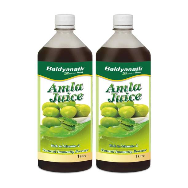 Baidyanath Amla Juice - 2L - Rich in Vitamin C and a Natural Immunity Booster | Rich in antioxidants |Help to Increase Metabolism & improves Digestion
