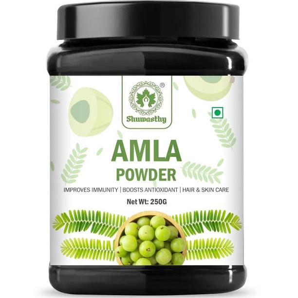 SHUWASTHY Amla Powder for Drink, Eating, Hair Growth & Hair Strong