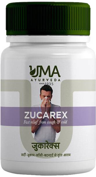 Uma Ayurveda Zucarex 10x10 Strip Useful in Fever Common Cold