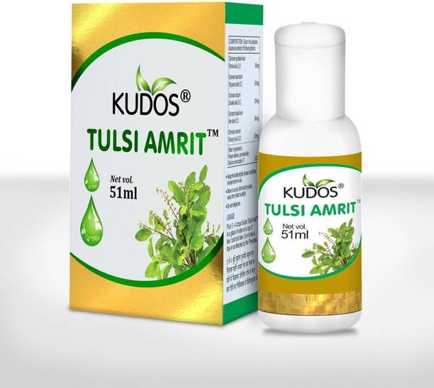 KUDOS Amrit (51 ml * 3) | Im | Holy basil drops| Pure Ayurvedic, Healthy & Safe