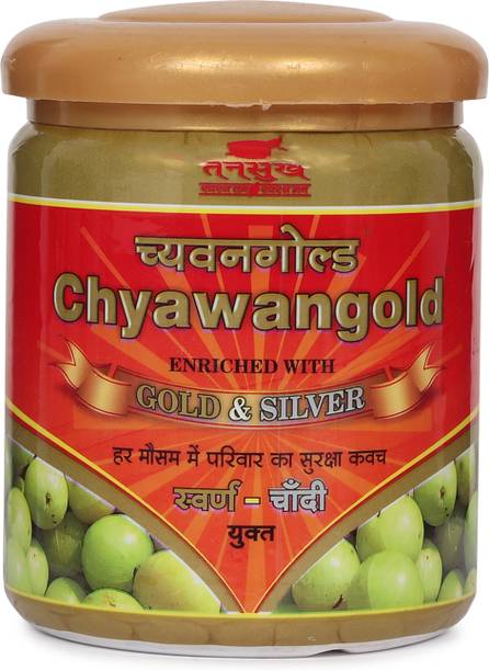Tansukh Chyawangold Chyawanprash | Enriched With Gold & Silver | 500 G