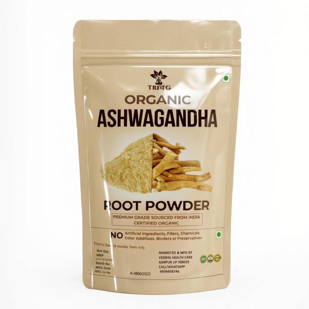 Trivang 100% Natural Ashwagandha Powder- Withania Somnifera, 100g New Pack
