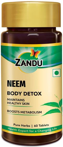 ZANDU Neem Tablets with 100% Pure Neem Extract | Improved Skin & Healthy Hair