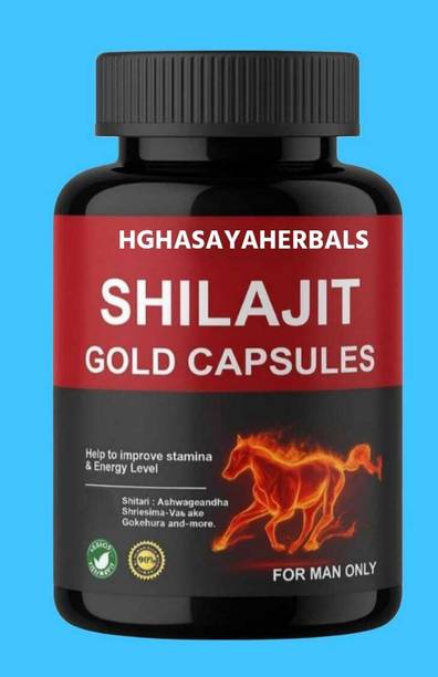 HGHASAYAHERBAL Shilajit Gold Capsules With Powerfull Ingredients 10