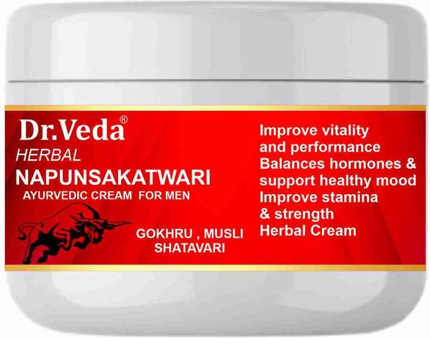 DR.VEDA Napunsakatwari Cream For Men Imporves Performance , Energy , Strength Stamina