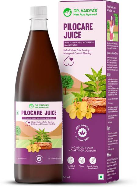 DR. VAIDYA'S Dr. Vaidya’s Pilocare Juice| Effective Relief from Piles Pain | 950ml(Pack of 1)