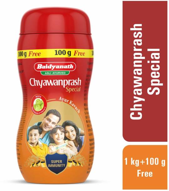 Baidyanath Chyawanprash Special, 1 kg + 100g Free| Enriched with 47 Ayurvedic Ingredients