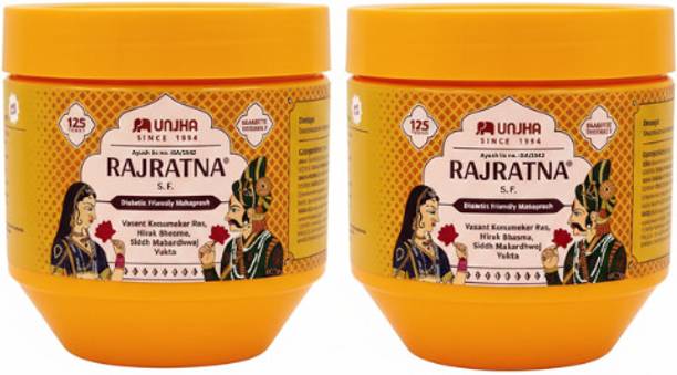 Unjha Rajratna S.F Chyawanprash Low Sugar, Ayurvedic, 2 kg (2000 g)